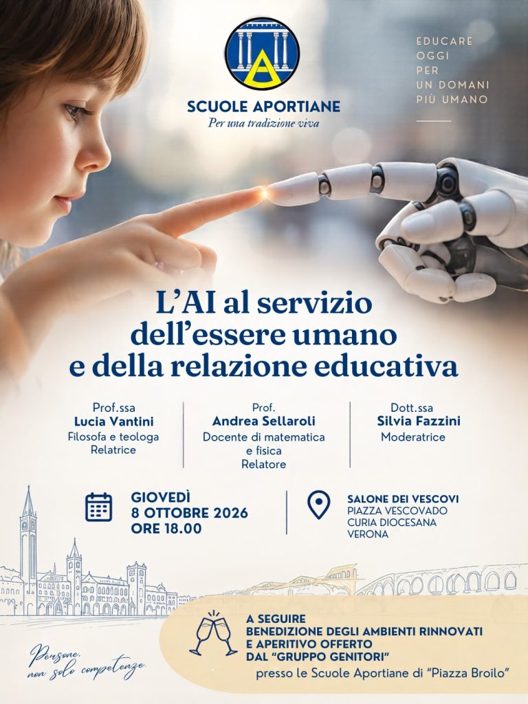 Aportiane. Tre incontri per “crescere umani” nell’era dell’intelligenza artificiale 1 1 Aportiane AI e relazione educativa 08102026