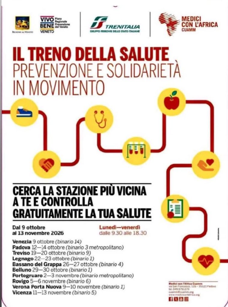 Il Treno della Salute arriva a Legnago 1 Il Treno della Salute arriva a Legnago