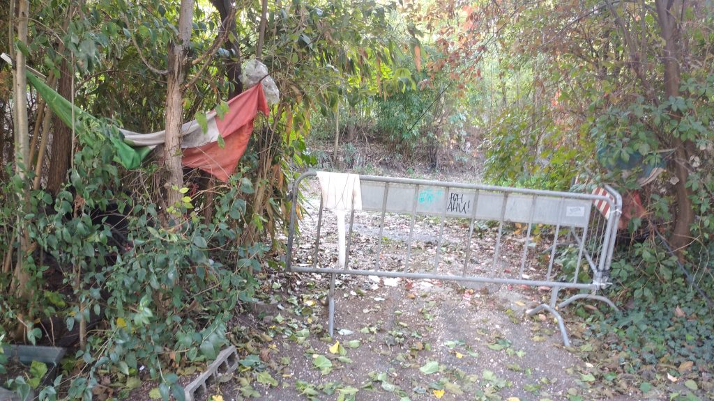 Un richiamo di sgombero di RFI disatteso da più di 5 anni 4 A lato di via Albere. 19