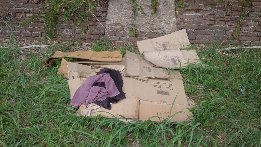 “Ospiti” sgraditi nel vallo del Bastione di Campo Marzo 7 Campofiore. 5