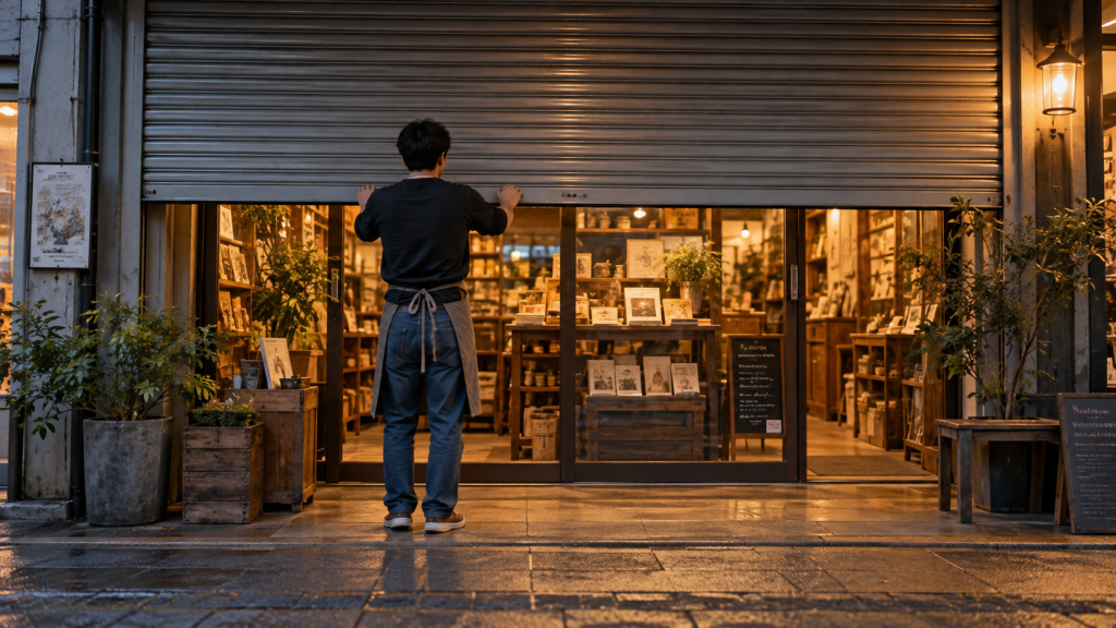 Tanti i negozi in centro che chiudono 1 Chiusura serale della bottega