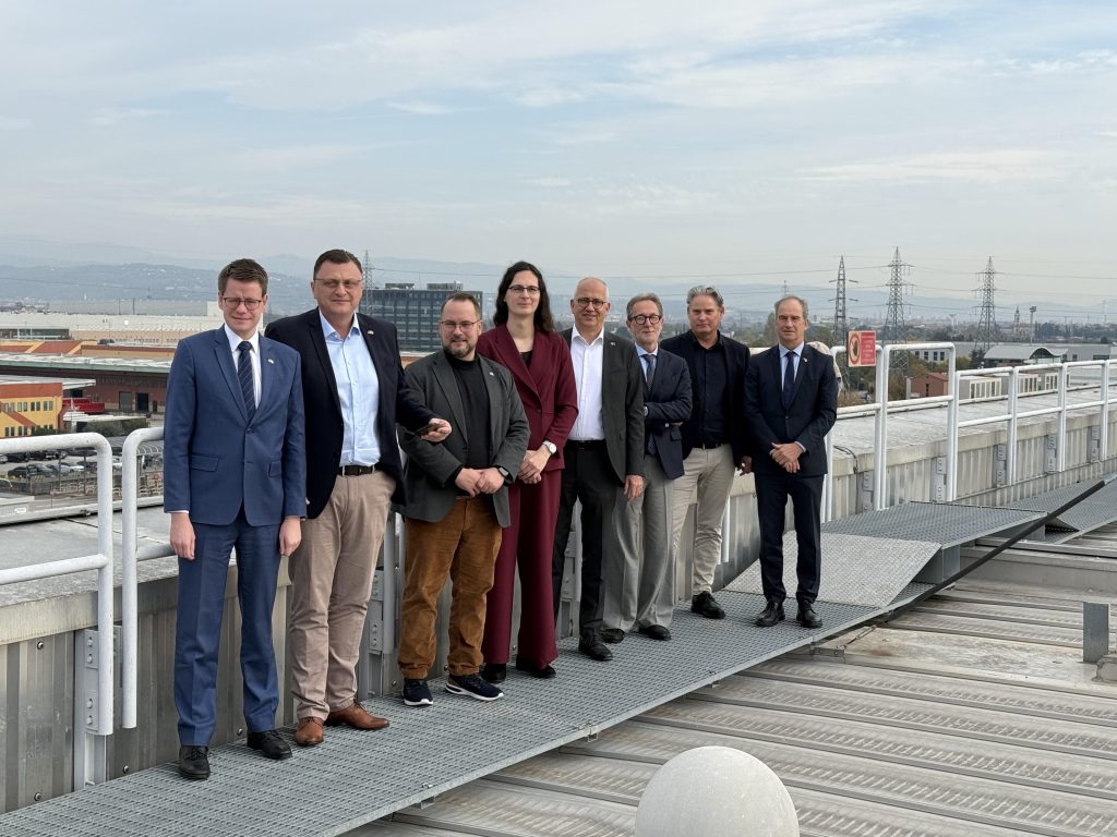 Una delegazione del Bundestag al Quadrante Europa 1 Commissione Trasporti Bundestag1