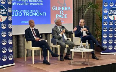 Tremonti a Verona presenta “Guerra o Pace”