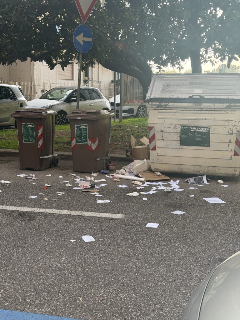Borgo Trento, rifiuti a terra e proteste 2 Borgo Trento, rifiuti a terra e proteste