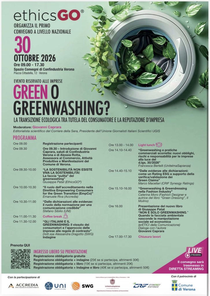 Greenwashing, a Verona il convegno nazionale 1 Greenwashing, a Verona il convegno nazionale