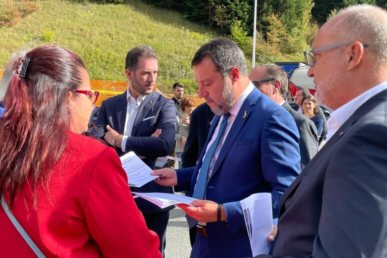 Blocco del Traffico al Brennero, Borchia e Salvini