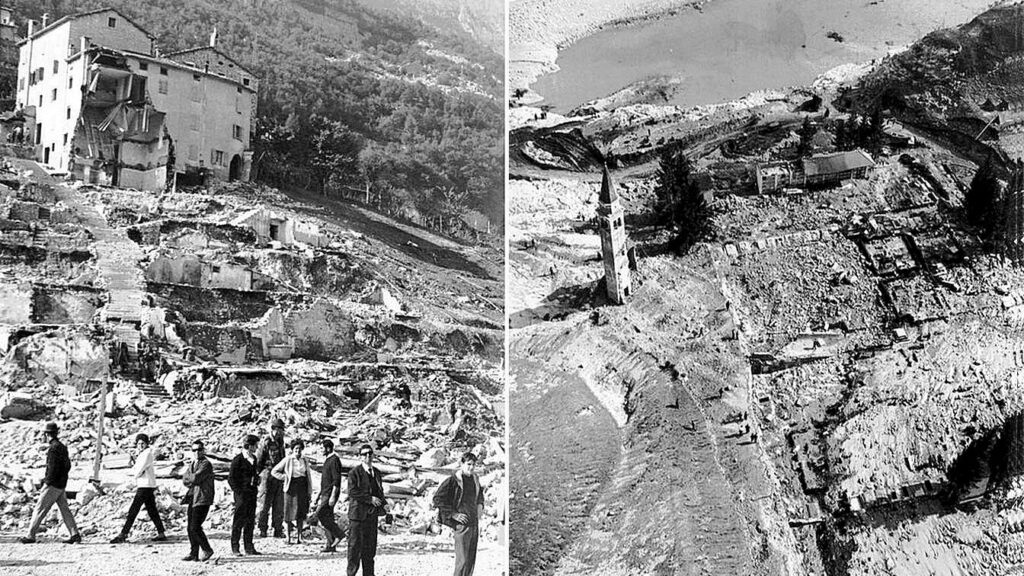 Muri crollati, case e vite distrutte: dopo il passaggio dell'onda sopravvive solo il campanile