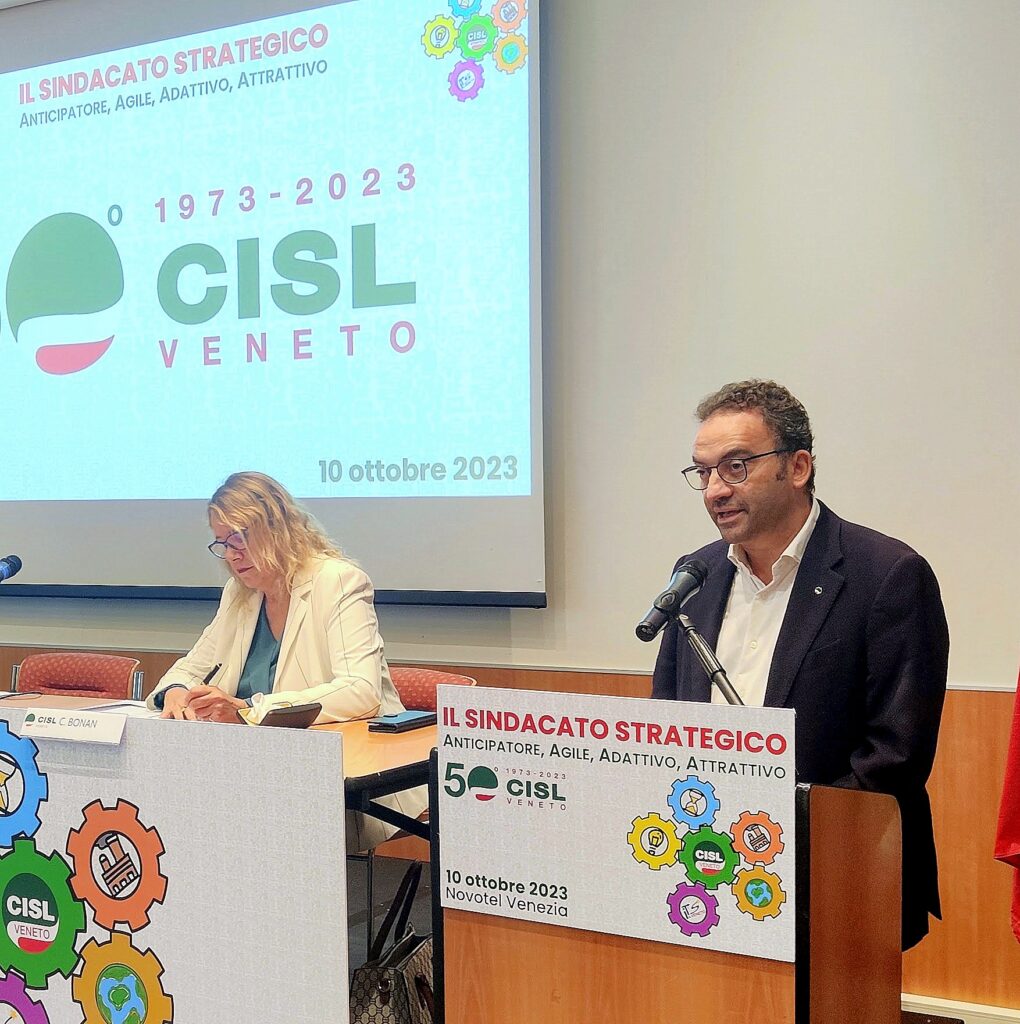 Nicola Panarella, segretario regionale della Fim Cisl del Veneto