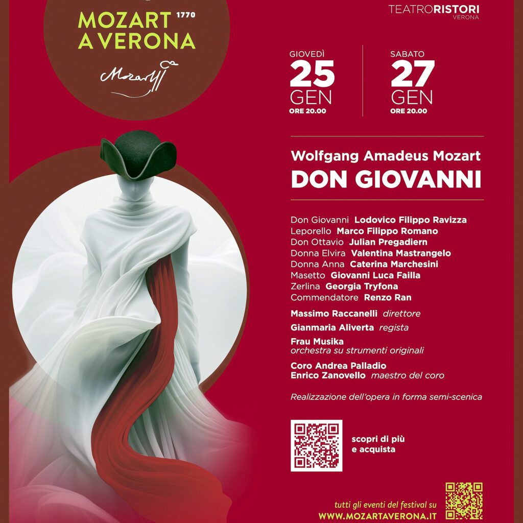 La locandina del Don Giovanni al Teatro Ristori